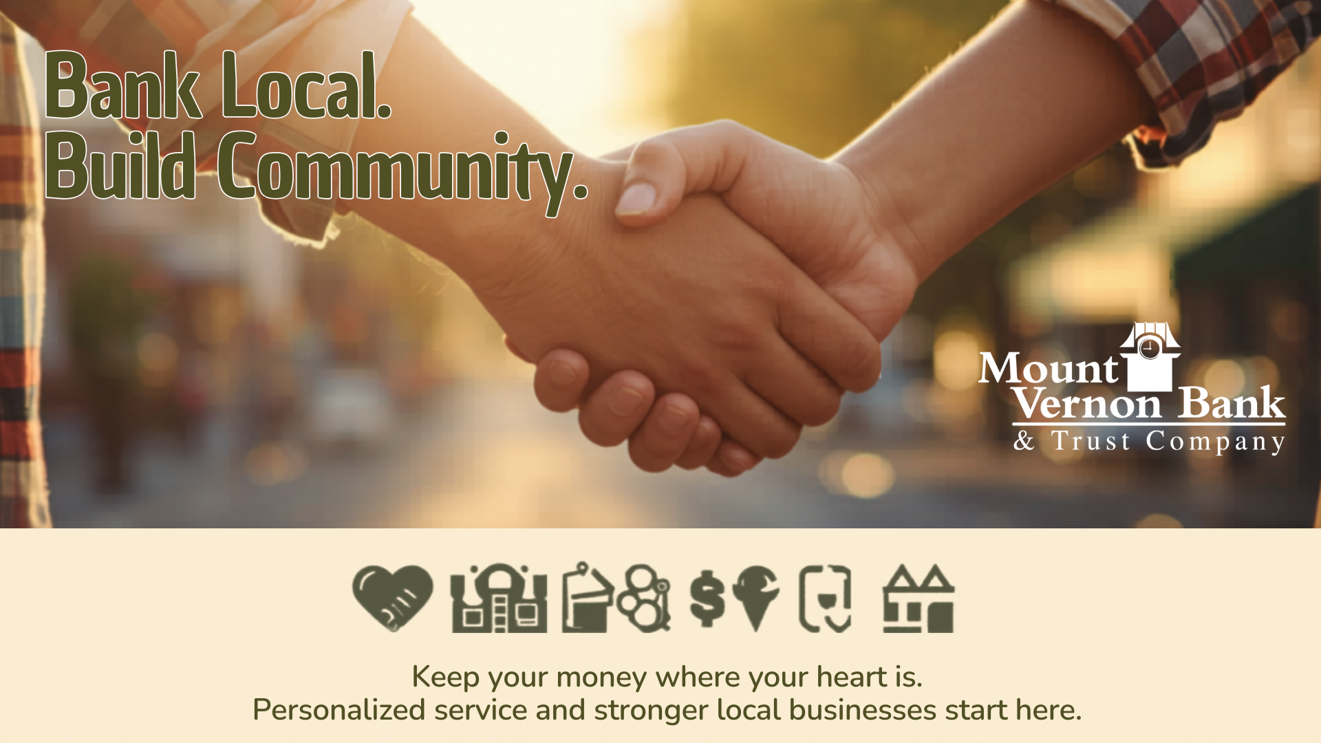 Bank local and build community